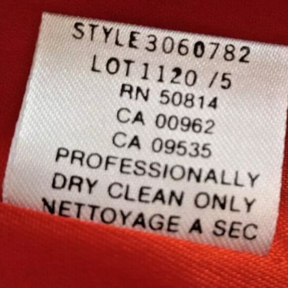 Tahari Tuxedo Style Blazer Sz 2 Black Pinstripe 4 Button Red Satin Lined - Picture 9 of 13